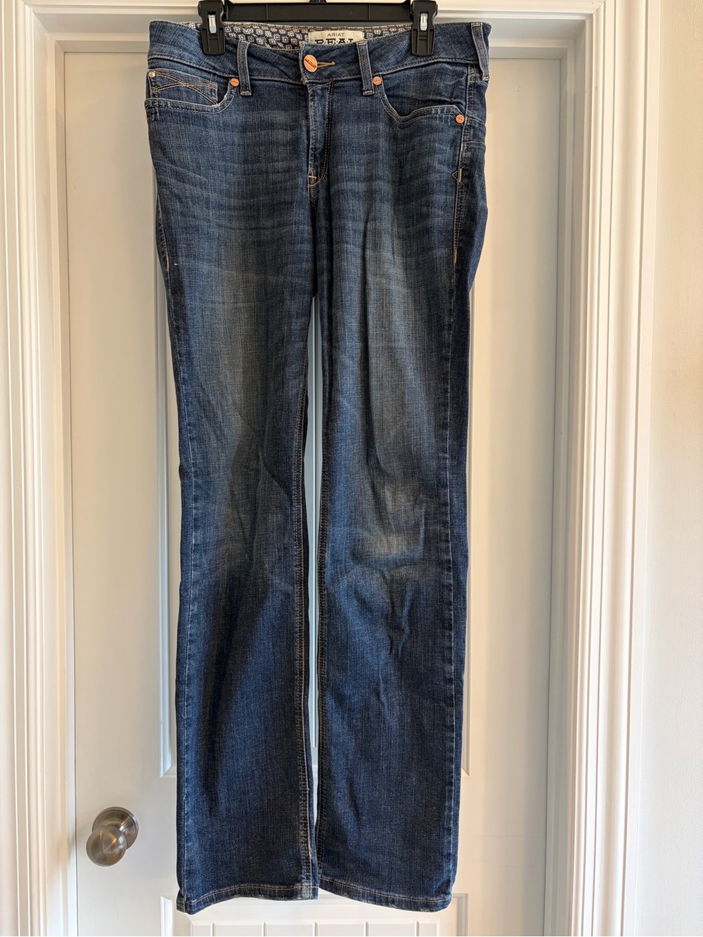 LONG LENGTH- Ariat Dark Blue Bootcut Women’s Jeans